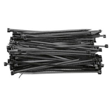 Paquete de 100 bridas de cable negro 200 x 3.6mm