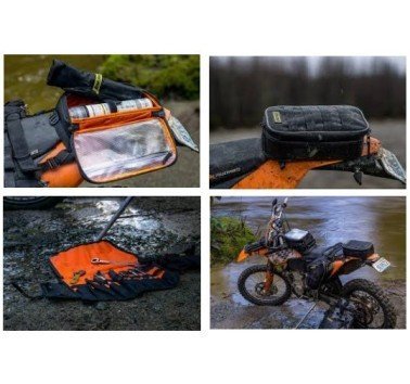 Nelson Rigg RG-025R bolsa trasera + bolsa interior para herramientas