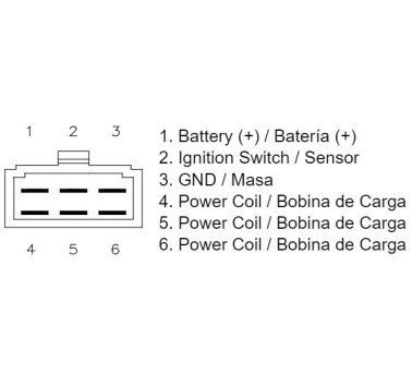 Regulador de corriente Yamaha XT 750 Z (93-94) / XT 660 Z (92-93)