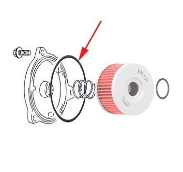 Junta para tapa filtro de aceite Suzuki