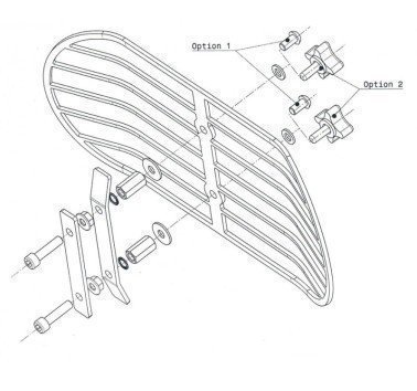 Protector de faro para Yamaha XT750Z Super Tenere