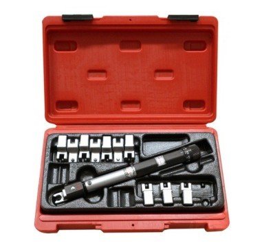 Llave para apriete de radios dinanométrica 11 piezas