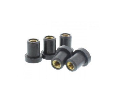 Tuercas de goma M8x1.25 28mm para cúpulas y carenado