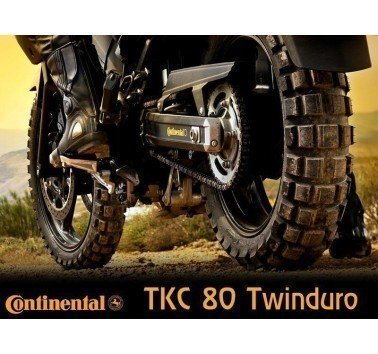 Continental neumático TKC80 Twinduro - 17'' 130/80 - 17 M/C 65S TT M+S
