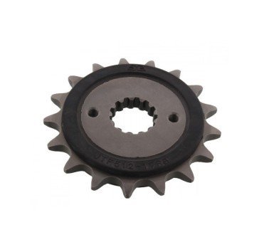 Piñón JT acero de 17 dientes versión engomado JTF512.17RB