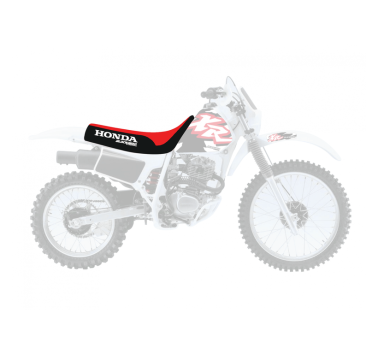 Funda de asiento roja-negra para Honda XR250R '88-'95