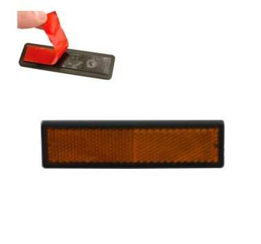 Catadioptrico naranja adhesivo 12 x 3cm