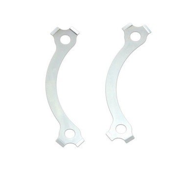 Chapas de seguridad para bloqueo de tuercas corona