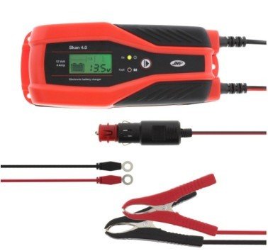 Cargador de bateria Skan 4.0 12v 4Ah a 120Ah todo tipo de baterias