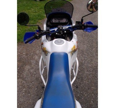 RDmoto protecciones de motor blancas para Honda Dominator NX650