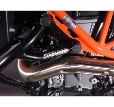 RDmoto protecciones superiores laterales negras KTM 690 Enduro R / 701