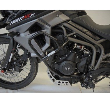 RDmoto protecciones de motor negras Triumph Tiger 800 XCX