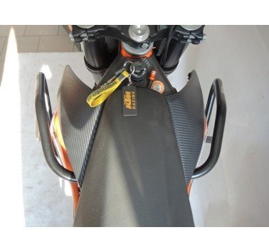 RDmoto protecciones superiores negras para KTM 690 Enduro R (08-18)