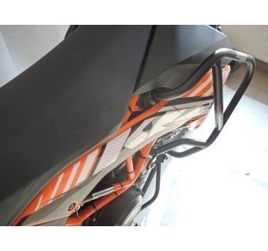 RDmoto protecciones superiores negras para KTM 690 Enduro R (08-18)
