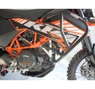 RDmoto protecciones superiores negras para KTM 690 Enduro R (08-18)