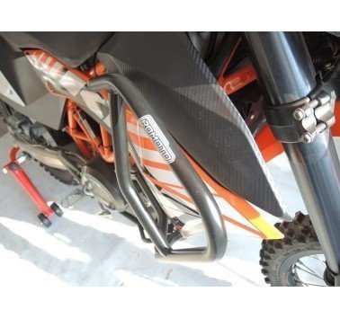 RDmoto protecciones superiores negras para KTM 690 Enduro R (08-18)