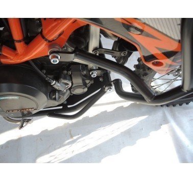 RDmoto protecciones superiores negras para KTM 690 Enduro R (08-18)