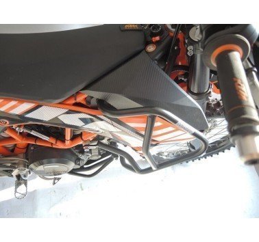 RDmoto protecciones superiores negras para KTM 690 Enduro R (08-18)