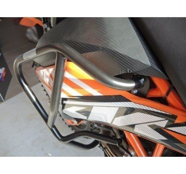 RDmoto protecciones superiores negras para KTM 690 Enduro R (08-18)