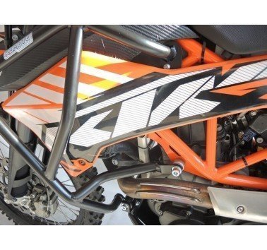 RDmoto protecciones superiores negras para KTM 690 Enduro R (08-18)