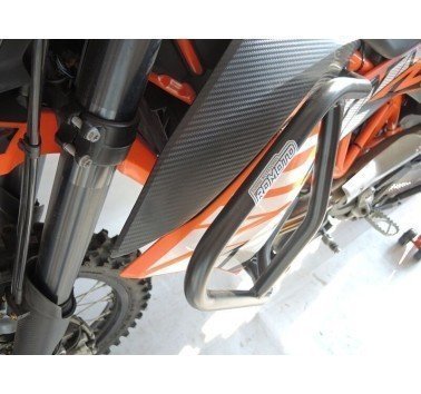 RDmoto protecciones superiores negras para KTM 690 Enduro R (08-18)