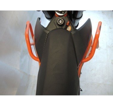 RDmoto protecciones superiores naranjas para KTM 690 Enduro R (08-18)