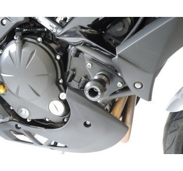 RDmoto topes anticaida negros para Kawasaki Versys 650 (15-21)