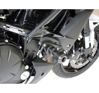 RDmoto topes anticaida negros para Kawasaki Versys 650 (15-21)