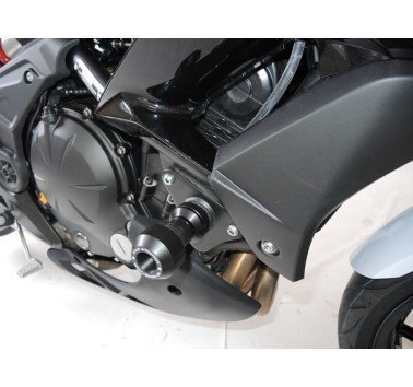 RDmoto topes anticaida negros para Kawasaki Versys 650 (15-21)