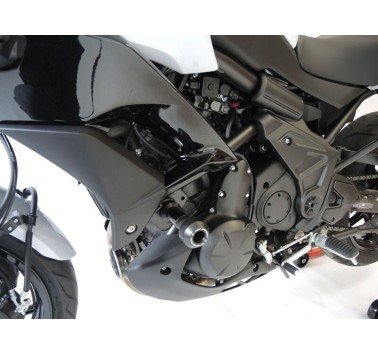 RDmoto topes anticaida negros para Kawasaki Versys 650 (15-21)