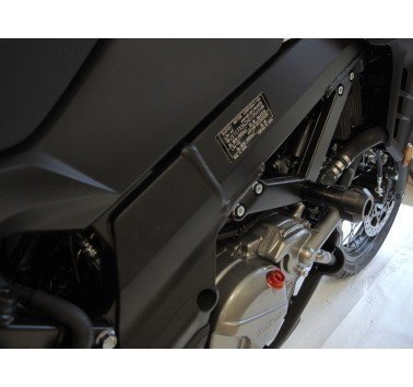 RDmoto topes anticaida negros para Suzuki DL V-Strom 650 (12-21)