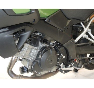 RDmoto topes anticaida negros para Suzuki DL V-Strom 1000 2014-19