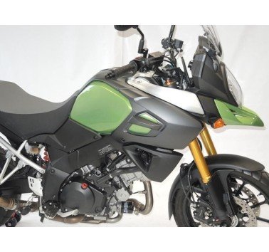 RDmoto topes anticaida negros para Suzuki DL V-Strom 1000 2014-19