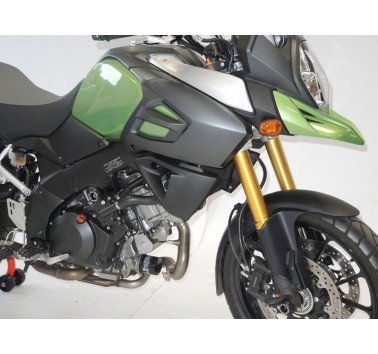 RDmoto topes anticaida negros para Suzuki DL V-Strom 1000 2014-19