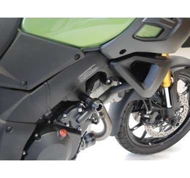 RDmoto topes anticaida blancos para Suzuki DL V-Strom 1000 2014-19