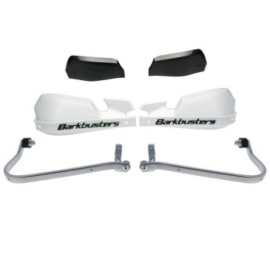 Kit de paramanos Barkbusters VPS blancos Aprilia Tuareg 660