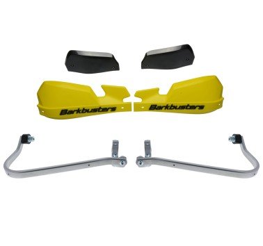 Kit de paramanos Barkbusters VPS amarillos Aprilia Tuareg 660
