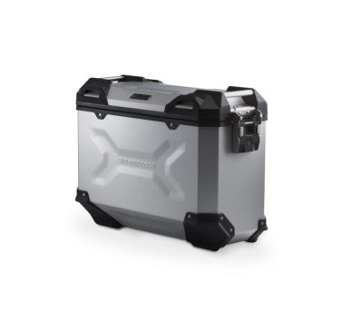 SW-Motech  Maleta de aluminio TRAX ADV M,37 l. Derecho. Plateado.