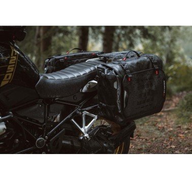 SW-Motech  SysBag WP L con placa adaptadora a la izquierda,27-40l. Impermeable. Para sop. lat./portaequip.