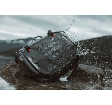 SW-Motech  SysBag WP L con placa adaptadora a la derecha,27-40l. Impermeable. Para sop. lat./portaequip.