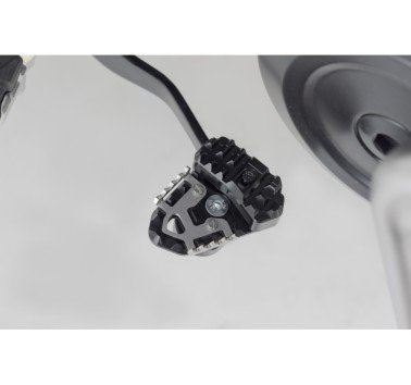 SW-Motech  Extensión del pedal de freno,Negro. Triumph Tiger 900 Rally/Pro, Voge 650 DSX.