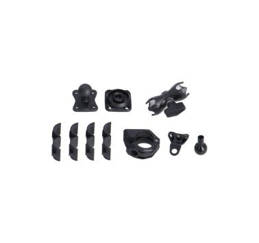 SW-Motech  Kit de fijación universal GPS con T-Lock,Incl. brazo 2". Para manillar/fijación espejo