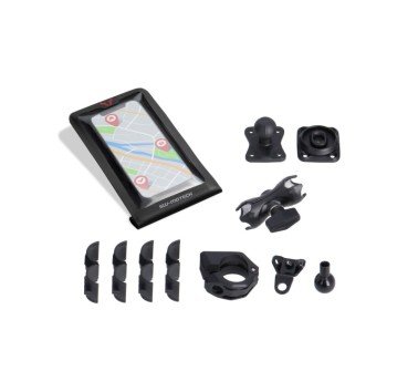 SW-Motech  Kit fijación universal GPS con Smartphone Drybag,Incl. brazo 2". Para manillar/fijación espejo