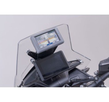 SW-Motech  Soporte GPS en salpicadero,Negro. KTM 890 Adv (23-).