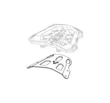 SW-Motech  Portaequipaje STREET-RACK, Negro. Honda CB500X (13-23)