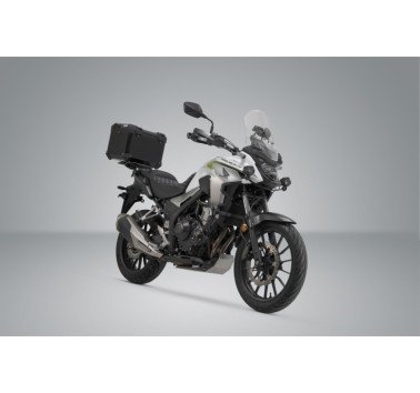 SW-Motech  Sistema topcase TRAX ADV, Negro. Honda CB500X (13-23)