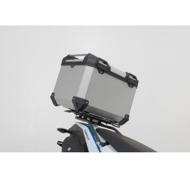 SW-Motech  Sistema TRAX ADV topcase,Plateado. Voge 300 Rally (23-).