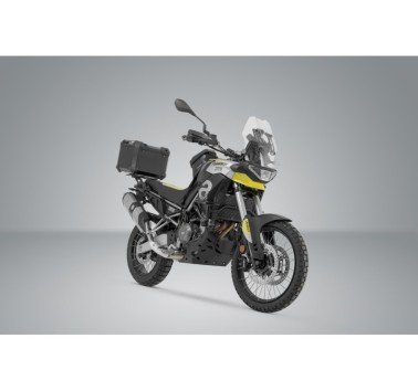 SW-Motech  Sistema topcase TRAX ADV,Negro. Aprilia Tuareg 660 (21-).