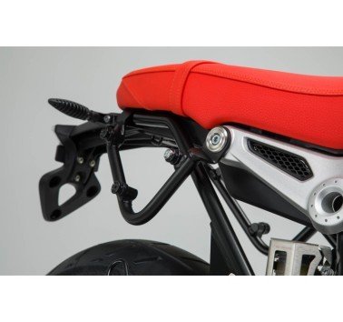 SW-Motech  Placa de sujección universal derecha,Para soporte lateral SLC derecha. Con red.