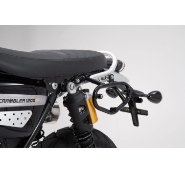 SW-Motech  Suporte lateral esquerdo SLC,Triumph Scrambler 1200 (18-).
